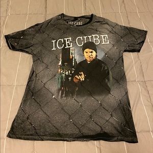 A grey Ice Cube tee